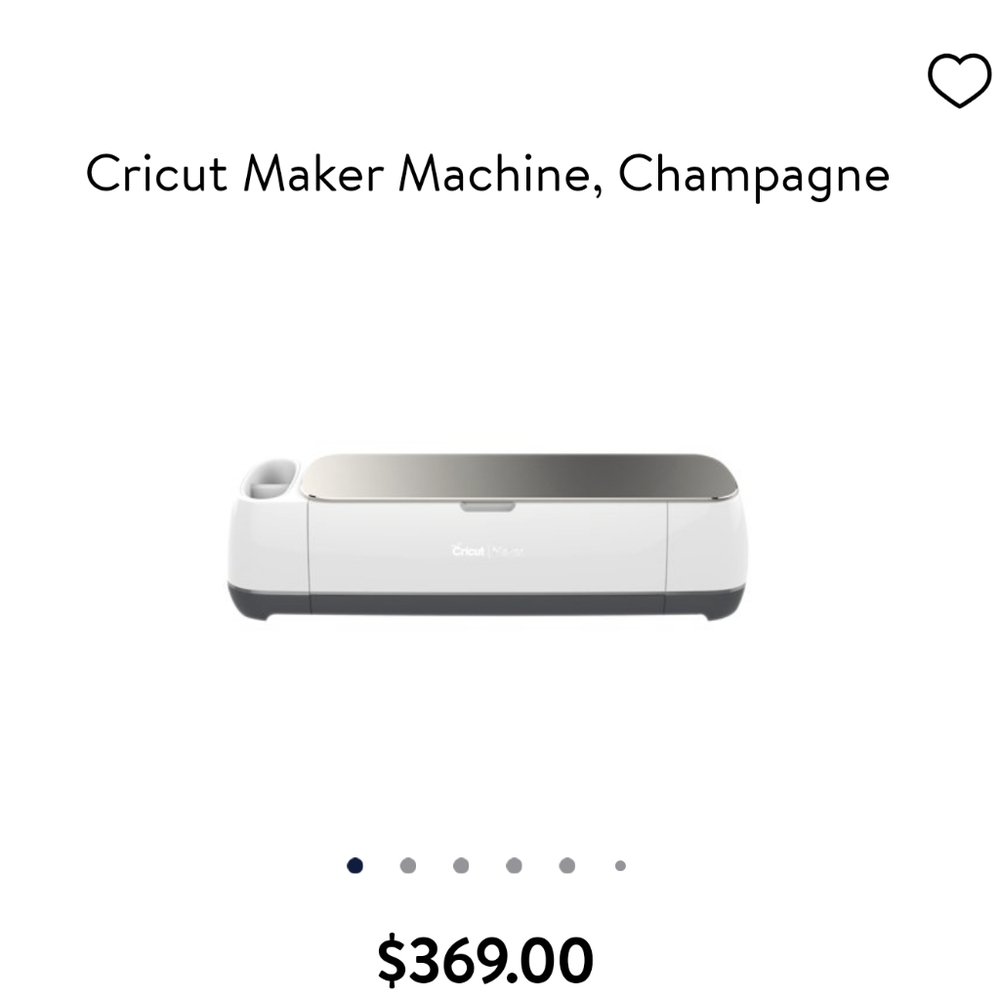 *SOLD*Circut Maker Machine Champagne